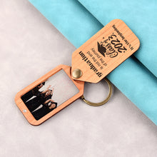 Custom Photo Wooden Keychain, Unique Gift For Graduation