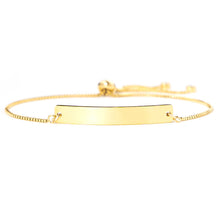 Custom Dainty Bar Bracelet Engraved Name Bracelet Gift for Mon Wife Friend