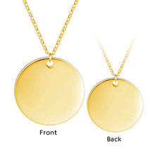 Round Pendant Necklace Custom Photo Necklace Personalized Gift for Friend Family