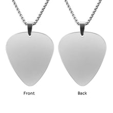 Guitar Pick Necklace Custom Photo Necklace for Men Women Birthday Gift Personalized Jewelry