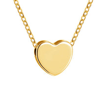 Custom Initial Necklace Engraved Letter Heart Necklace for Women Personalized Jewelry