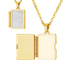 Custom Photo Album Envelope Necklace Memorial Picture Jewelry Gift