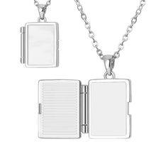 Custom Photo Album Envelope Necklace Memorial Picture Jewelry Gift